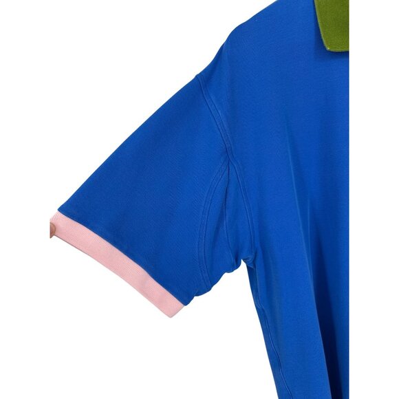 Orvis Signature Contrasting Trim Polo Shirt Orange Sz L 100% Cotton 1K48 - Picture 4 of 12